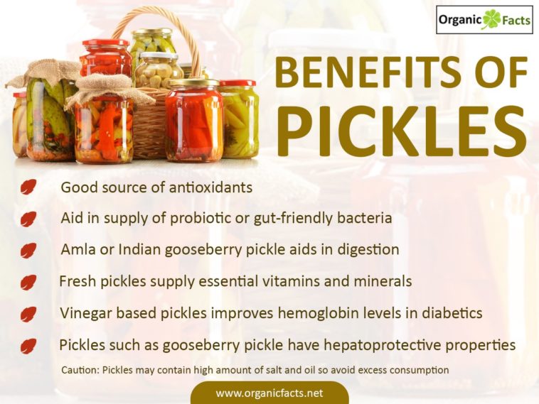 What are the benefits of eating dill pickles?