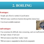 What are the disadvantages of boiling water?
