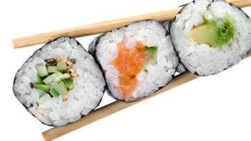 What are the healthiest sushi rolls?