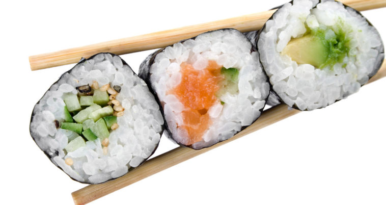 What are the healthiest sushi rolls?