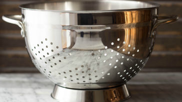 What are the holes in a colander for?