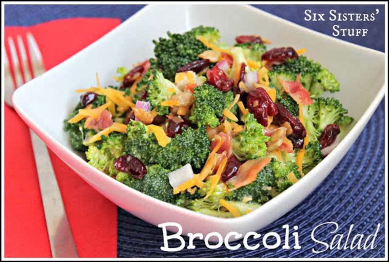 What are the six categories of salads?