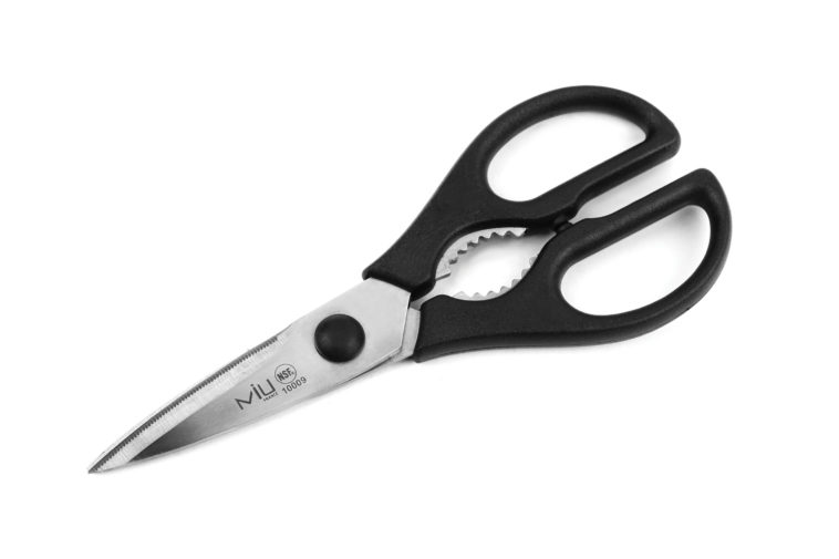 What are the teeth on kitchen scissors for?