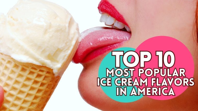 What are the top 3 selling ice cream flavors?