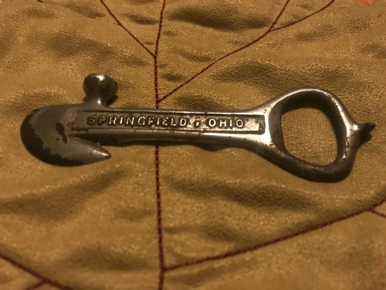 What are the two ends of a bottle opener for?
