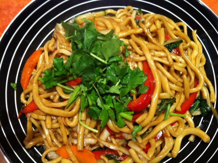 What are thick Chinese noodles called?