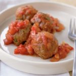 What are tinned meatballs made of?