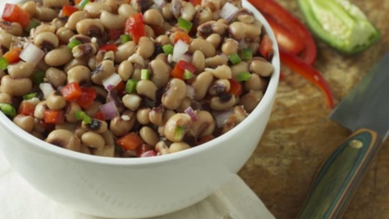 What can I add to black-eyed peas for flavor?