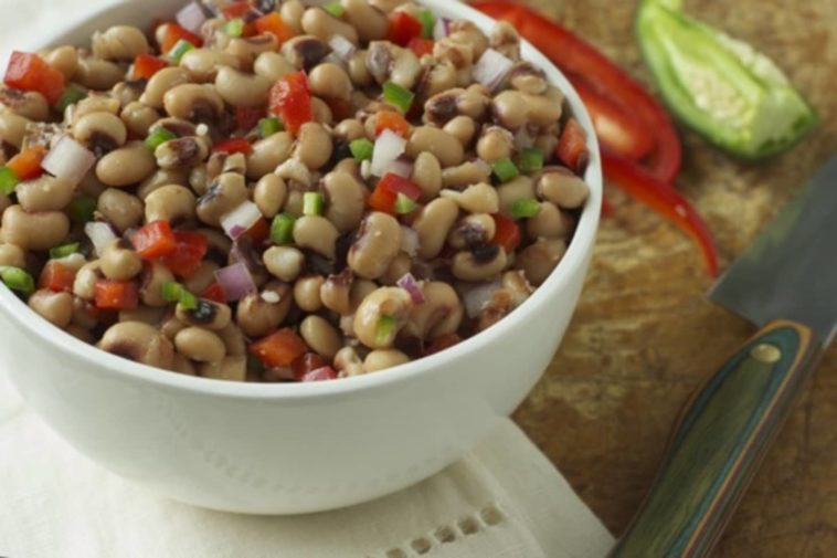What can I add to black-eyed peas for flavor?
