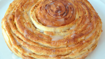 What can I add to canned cinnamon rolls?