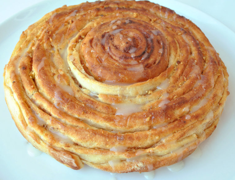 What can I add to canned cinnamon rolls?