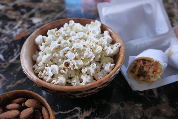 What can I put on air popped popcorn?