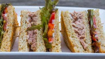 What can I serve with tuna sandwiches?