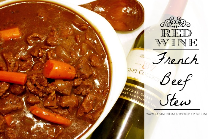 What can I substitute for red wine in beef stew?