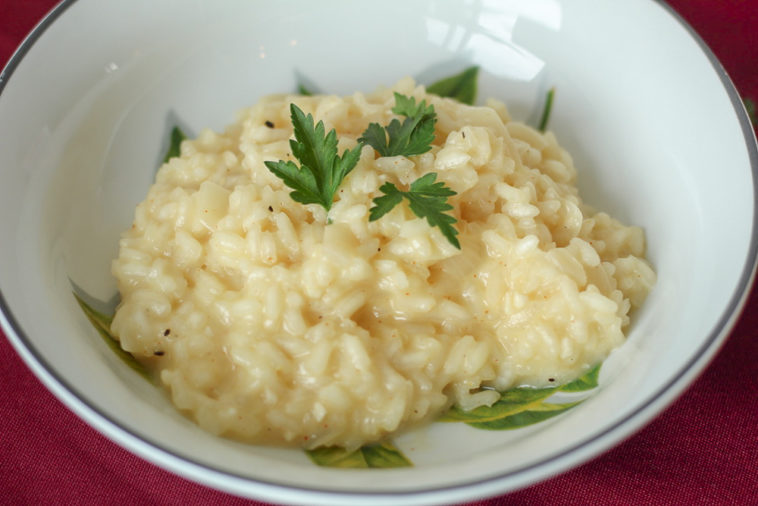 What can I use instead of white wine for risotto?