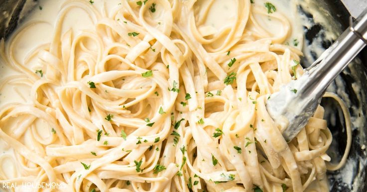 What can you add to Alfredo pasta?