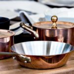 What can you not cook in copper pans?