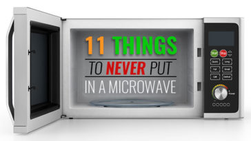 What can you not put in a microwave?