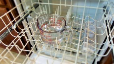 What can you run through your dishwasher to clean it?