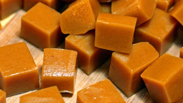 What candy has caramel in it?