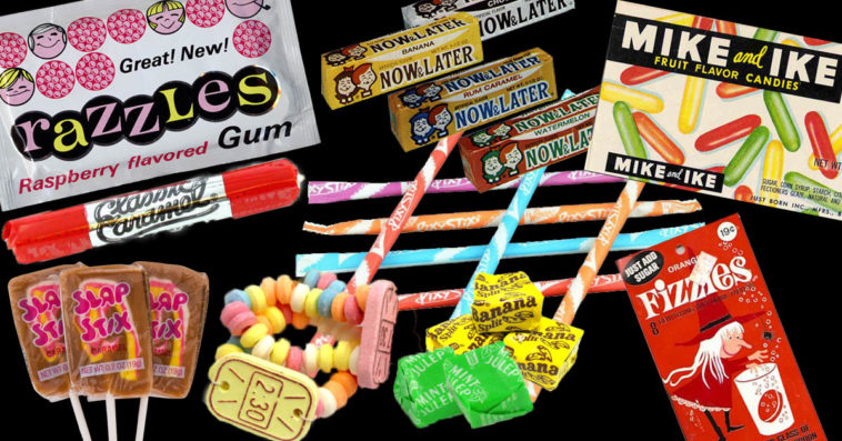 What candy was popular in the 60's?