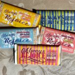 What chocolate has pink wrappers?