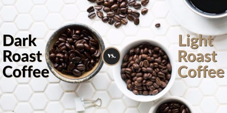What coffee is stronger medium or dark roast?