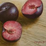 What color should plums be on the inside?