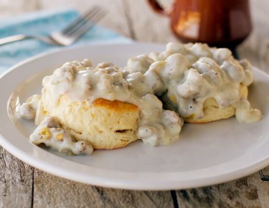 What do British call biscuits and gravy? - Foodly