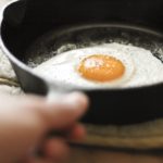 What do chefs use to fry eggs?
