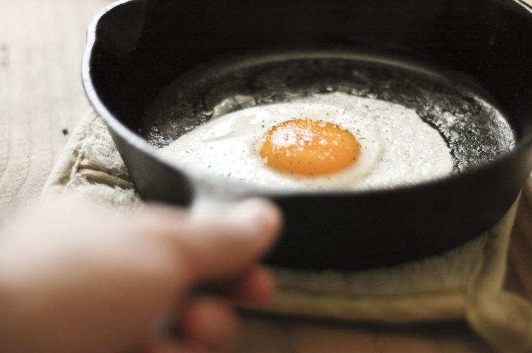 What do chefs use to fry eggs?