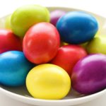 What do you color Easter eggs with?