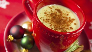 What do you drink with egg nog?