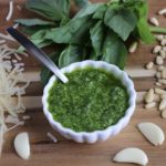 What do you eat basil pesto with?