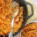 What do you eat jollof rice with?