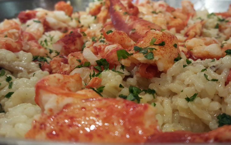 What do you eat with mushroom risotto?