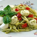What do you eat with pesto pasta?