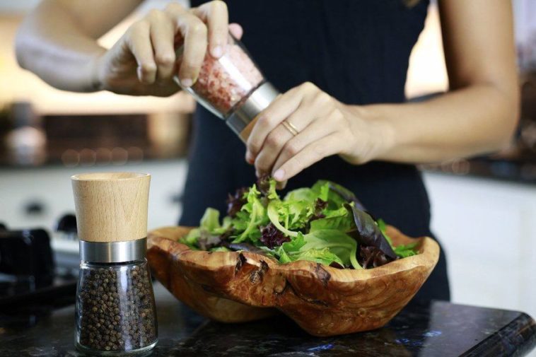 What do you fill a salt grinder with?