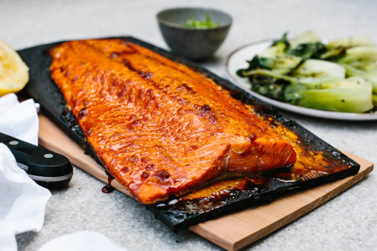 What do you soak cedar planks in for salmon?