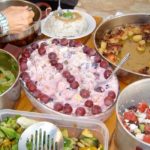 What do you take to a potluck dinner?