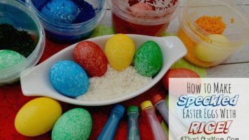What do you use to dry Easter eggs?