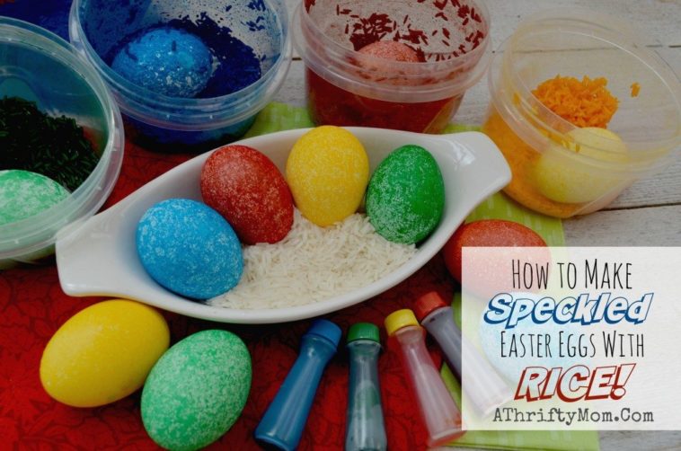 What do you use to dry Easter eggs?