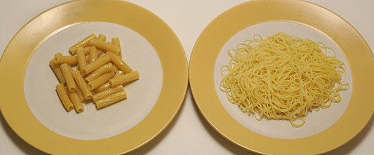 What does 2 oz of angel hair pasta look like? - Foodly