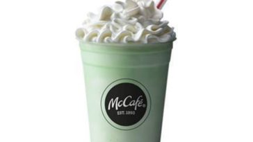 What does McDonald's Shamrock Shake taste like?