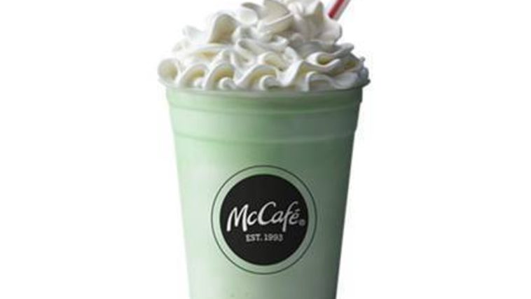 What does McDonald's Shamrock Shake taste like?