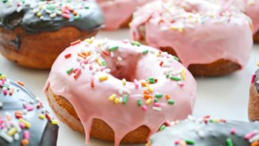 What does a pink donut emoji mean?