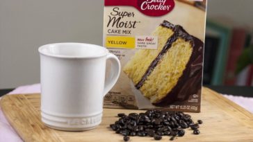 What does adding an extra egg to cake mix do?
