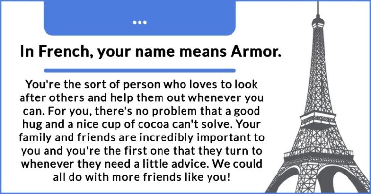 What does andouille mean in French?