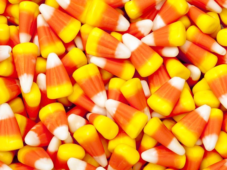 What does candy corn represent?