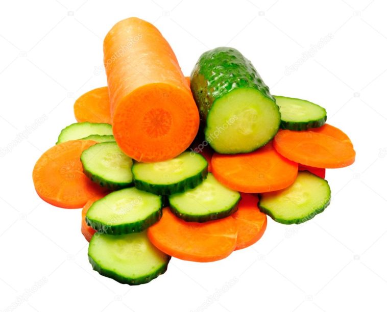What does carrot and cucumber do to the body?